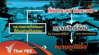 สถานการณ์ไล่รื้อชุมชนแออัด