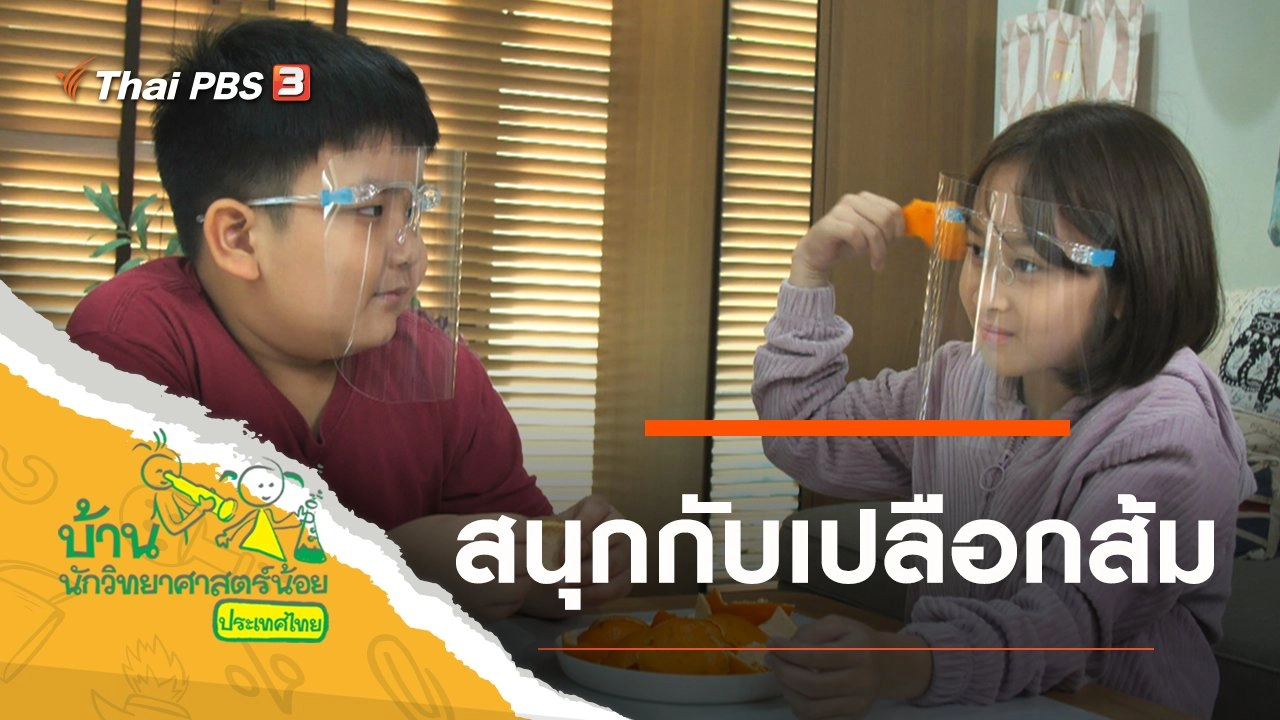 สนุกกับเปลือกส้ม