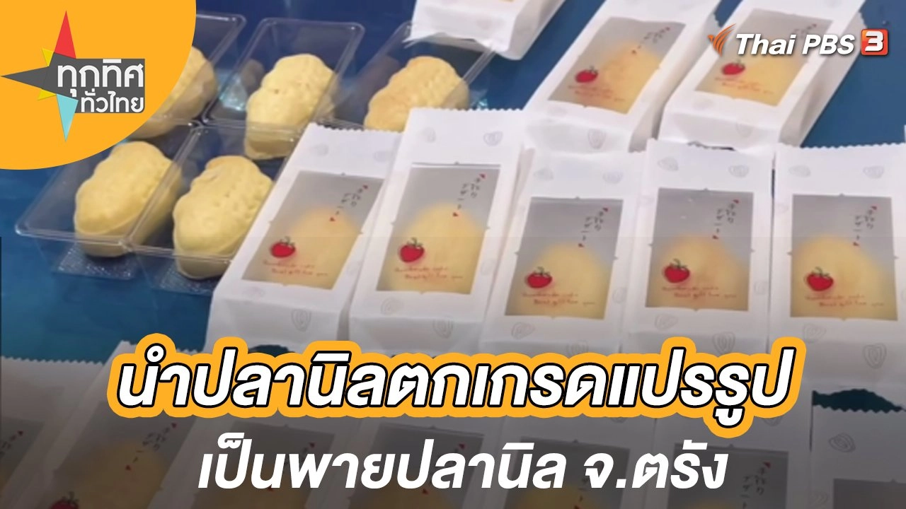 นำปลานิลตกเกรดแปรรูปเป็นพายปลานิล จ.ตรัง