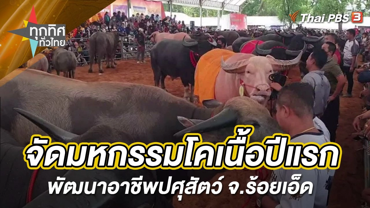 จัดมหกรรมโคเนื้อปีแรกพัฒนาอาชีพปศุสัตว์ จ.ร้อยเอ็ด