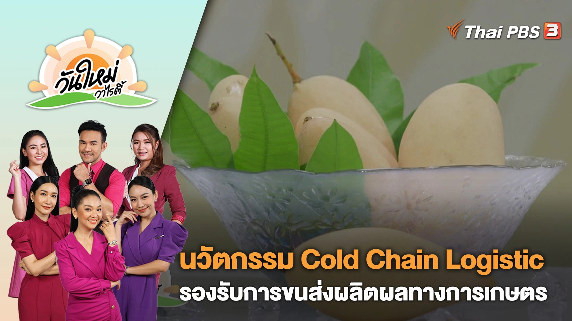นวัตกรรม Cold Chain Logistic รองรับการขนส่งผลิตผลทางการเกษตร | วันใหม่วาไรตี้ | 28 เม.ย. 66