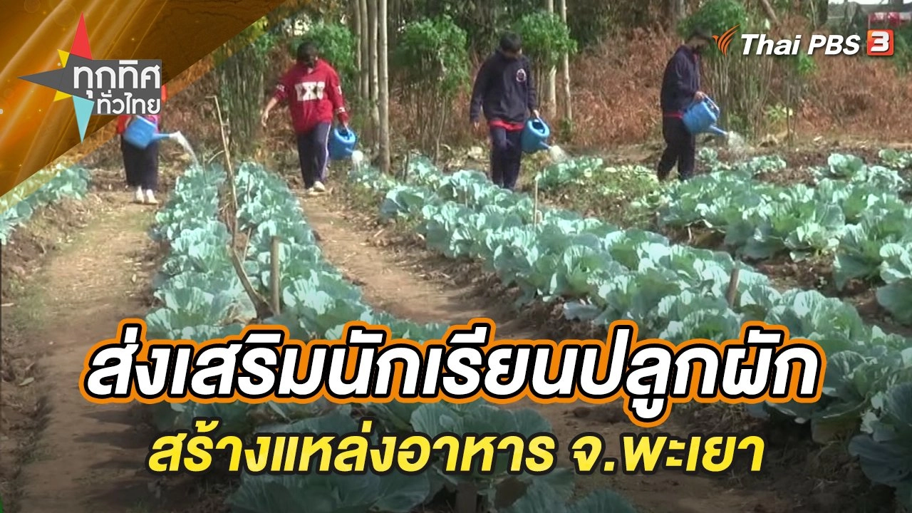 ส่งเสริมนักเรียนปลูกผักสร้างแหล่งอาหาร จ.พะเยา