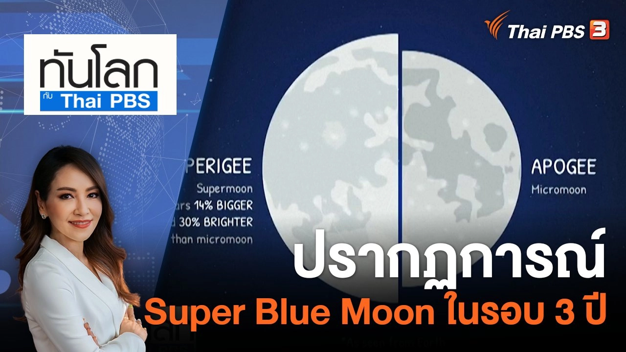 ปรากฏการณ์ Super Blue Moon ในรอบ 3 ปี | 30 ส.ค. 66