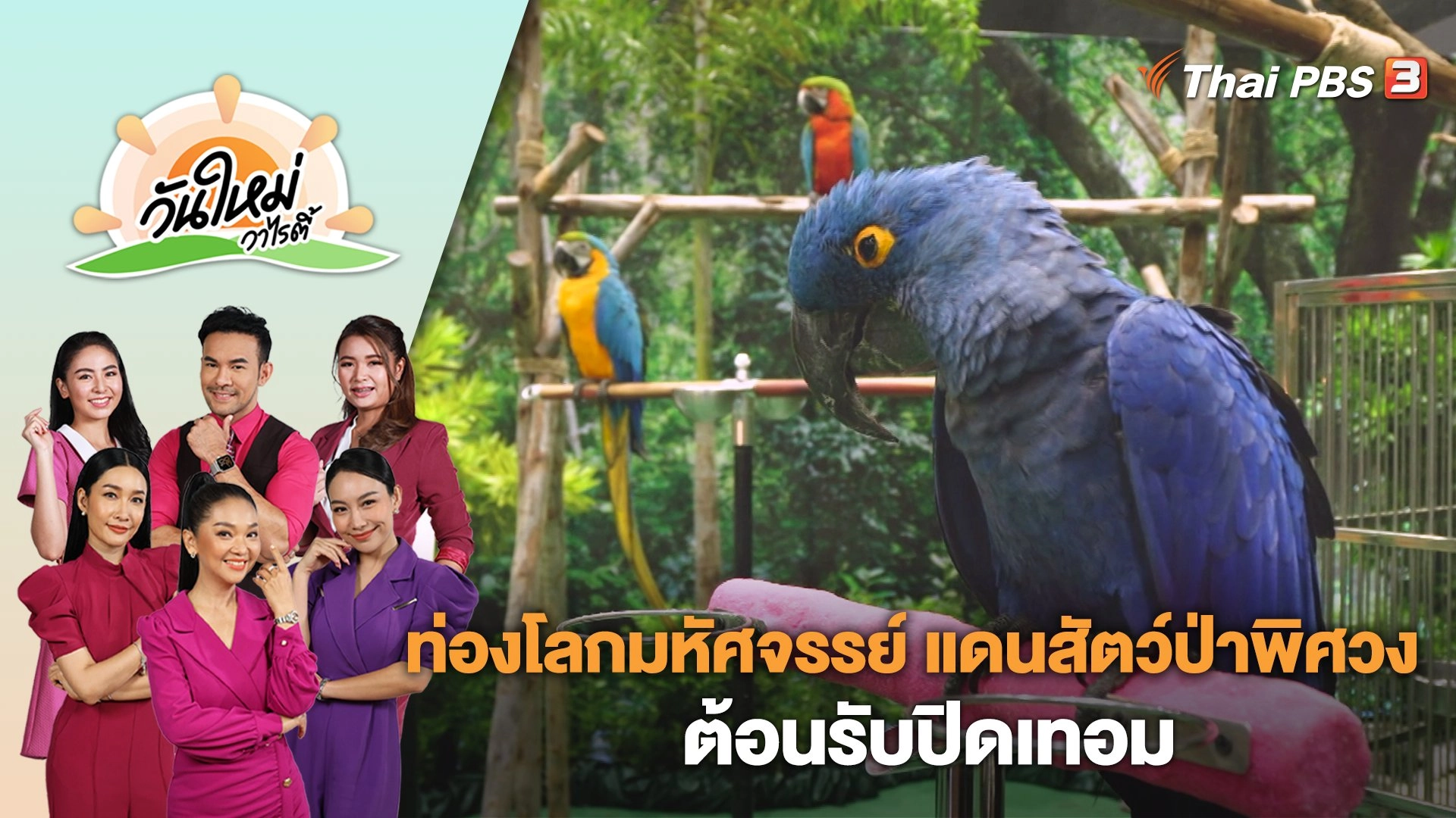 ชวนท่องโลกมหัศจรรย์ แดนสัตว์ป่าพิศวง ต้อนรับปิดเทอม | วันใหม่วาไรตี้ | 9 ต.ค. 66