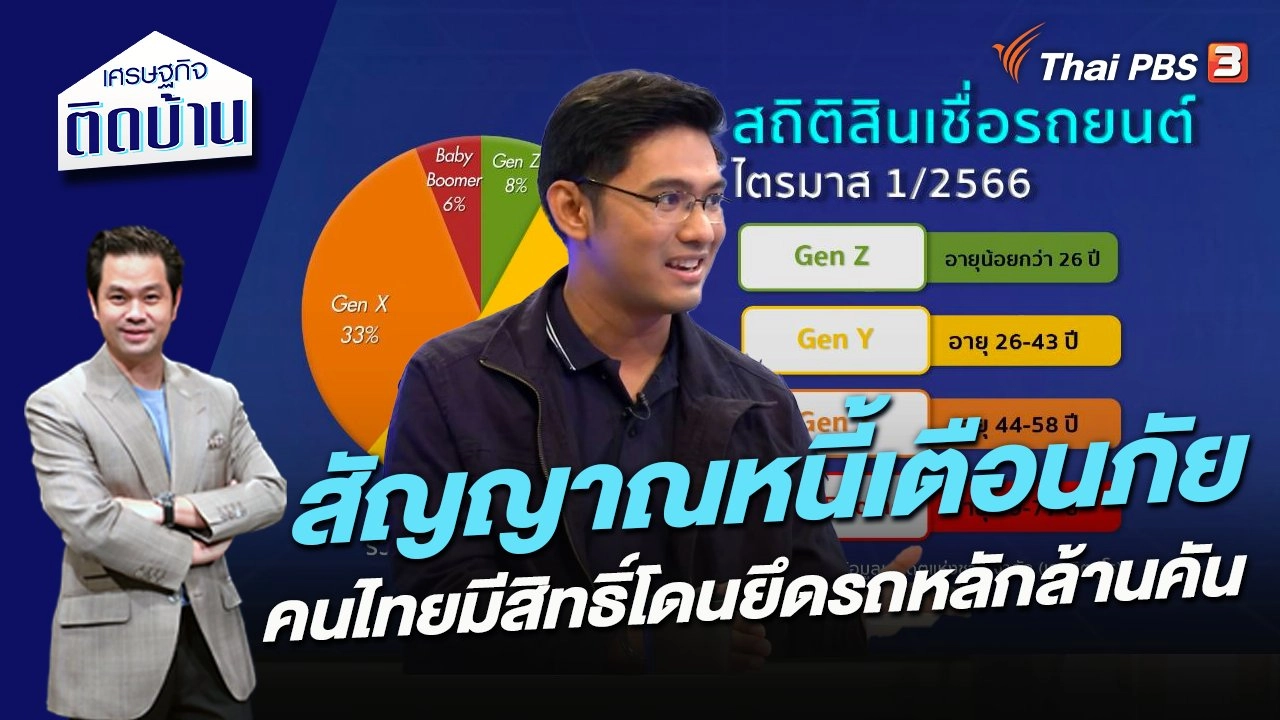 สัญญาณหนี้เตือนภัย คนไทยมีสิทธิ์โดนยึดรถหลักล้านคัน