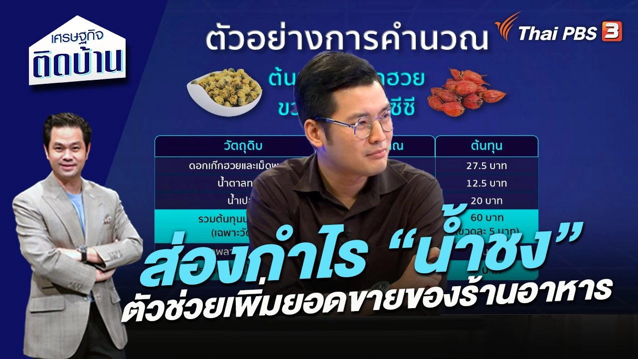 ส่องกำไร “น้ำชง” ตัวช่วยเพิ่มยอดขายของร้านอาหาร