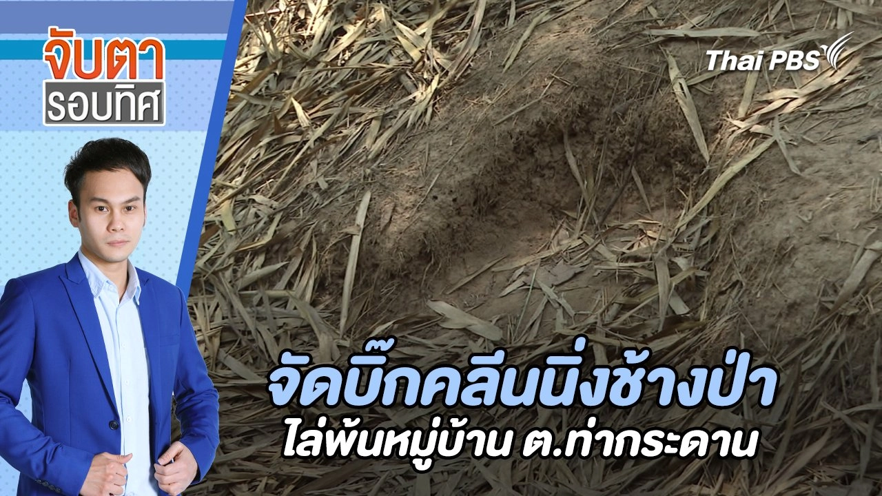 จัดบิ๊กคลีนนิ่งช้างป่าไล่พ้นหมู่บ้าน ต.ท่ากระดาน | จับตารอบทิศ | 22 เม.ย. 67