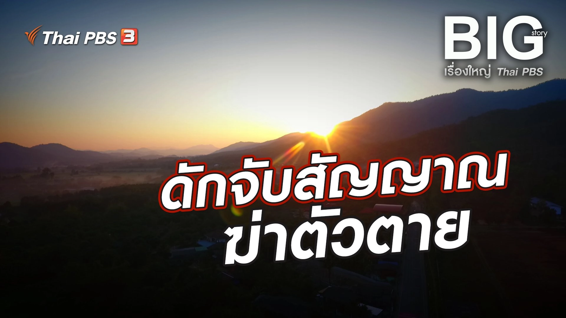 ดักจับสัญญาณ ฆ่าตัวตาย