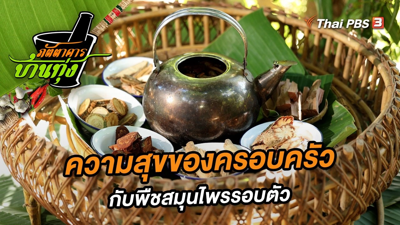 ความสุขของครอบครัวกับพืชสมุนไพรรอบตัว