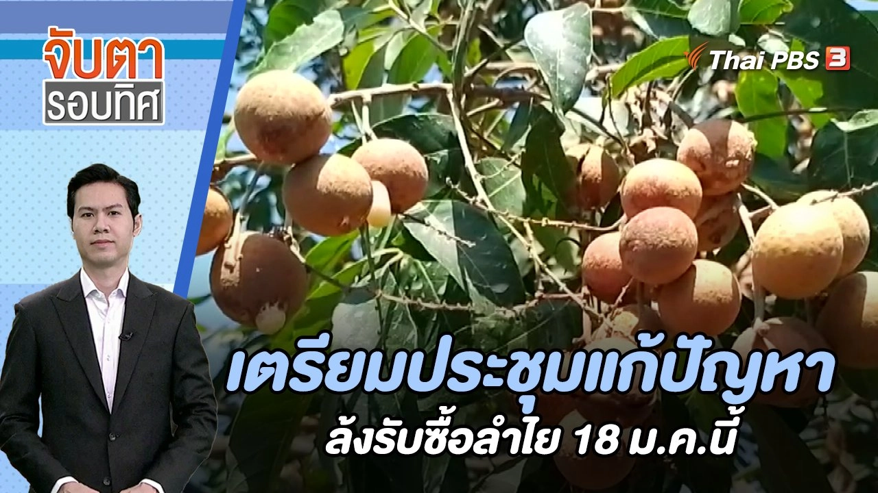 เตรียมประชุมแก้ปัญหาล้งรับซื้อลำไย 18 ม.ค.นี้ | จับตารอบทิศ | 15 ม.ค. 67
