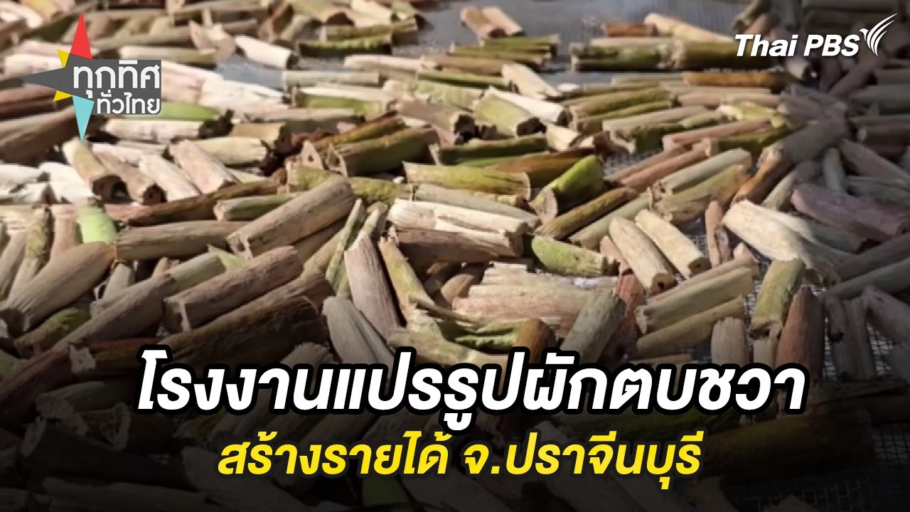 โรงงานแปรรูปผักตบชวาสร้างรายได้ จ.ปราจีนบุรี