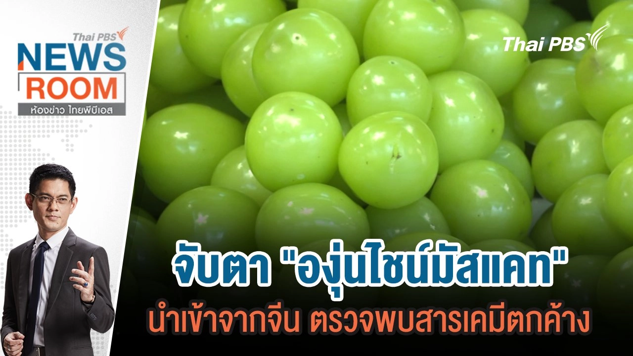 จับตา "องุ่นไชน์มัสแคท" นำเข้าจากจีน ตรวจพบสารเคมีตกค้าง  | 27 ต.ค.67