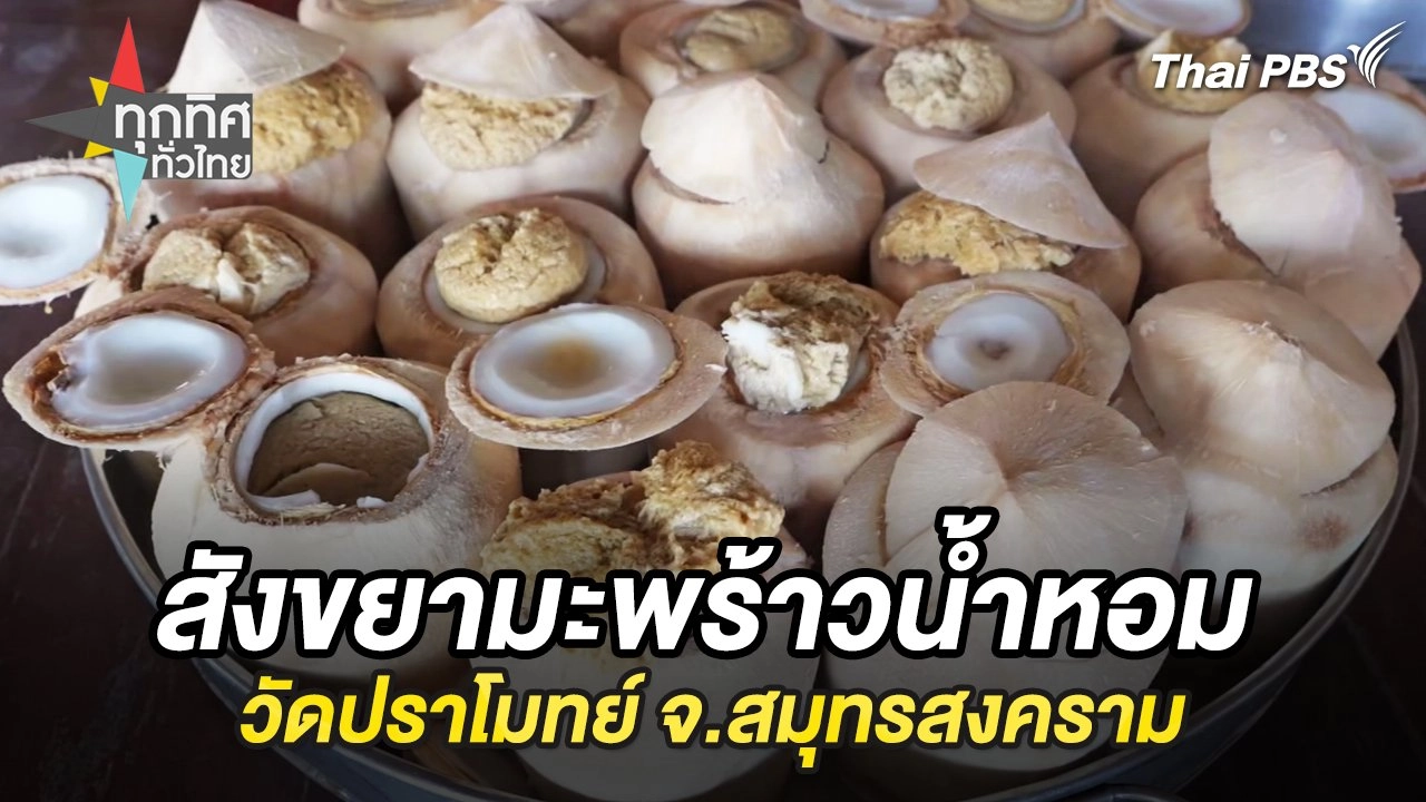 สังขยามะพร้าวน้ำหอมวัดปราโมทย์ จ.สมุทรสงคราม
