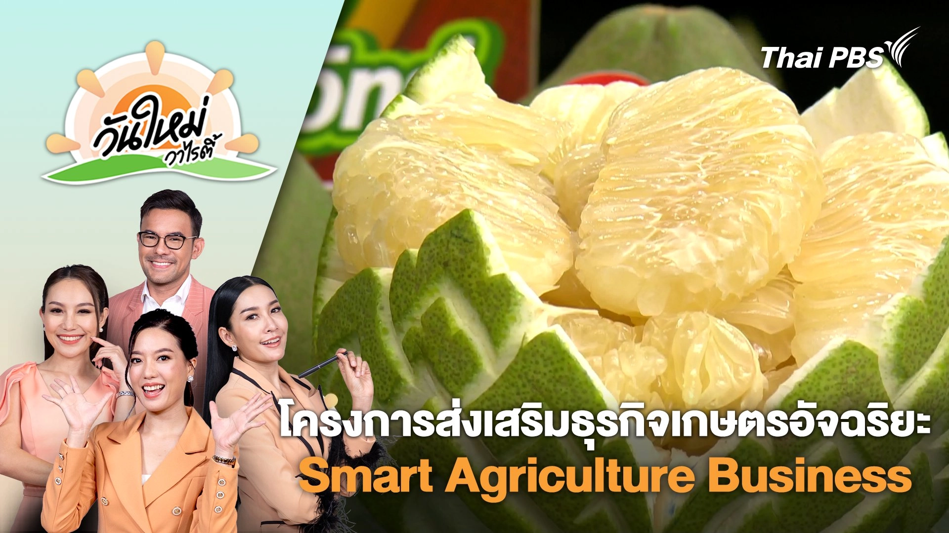 โครงการส่งเสริมธุรกิจเกษตรอัจฉริยะ Smart Agriculture Business | วันใหม่วาไรตี้ | 21 พ.ย. 67
