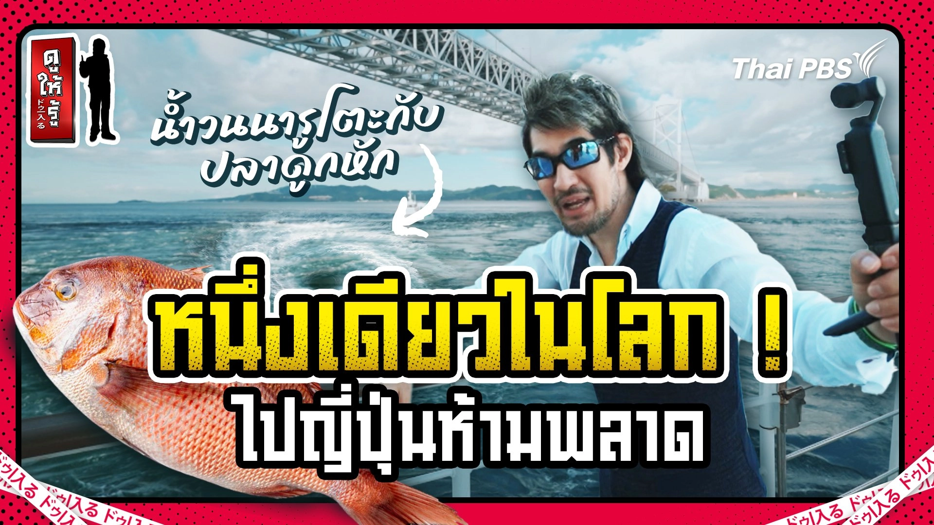 หนึ่งเดียวในโลก ! ไปญี่ปุ่นห้ามพลาด “น้ำวนนารูโตะกับปลากระดูกหัก”