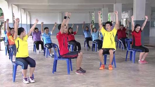 การออกกำลังกายแบบแอโรบิกบนเก้าอี้