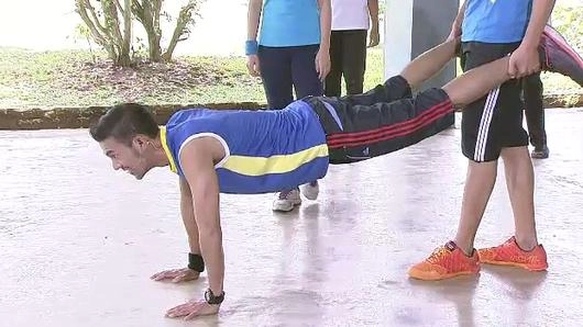 การสร้างความแข็งแรงด้วยการละเล่นพื้นบ้าน "ไถนา"