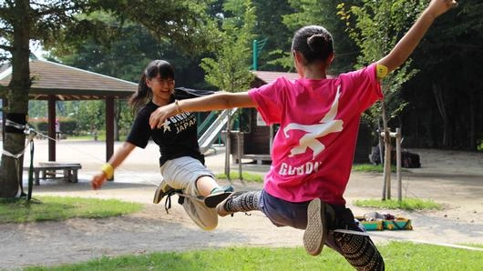 Slackline กีฬาใหม่ ท้าทายคนญี่ปุ่น