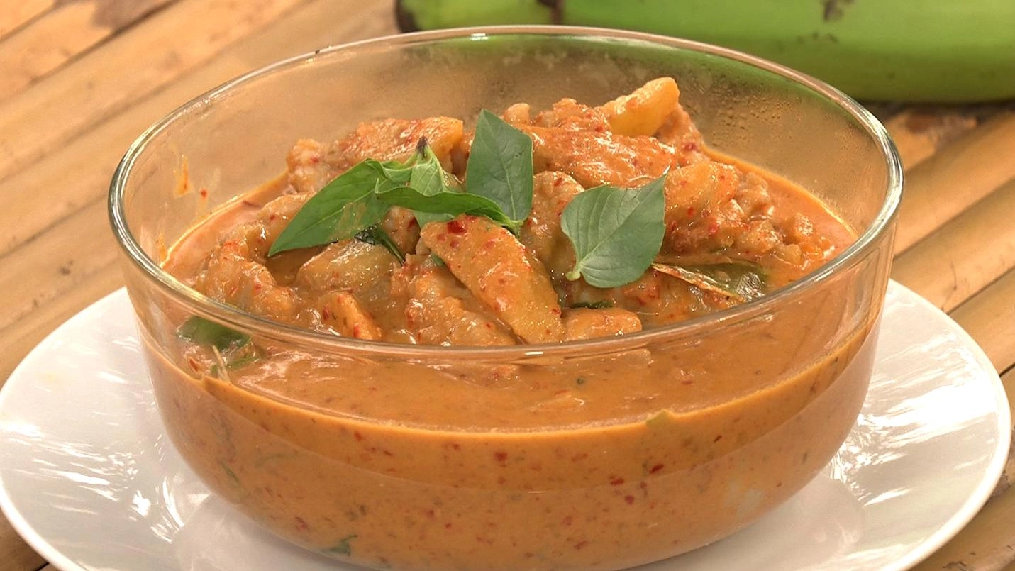 แกงปลากรายกล้วยหอมดิบ