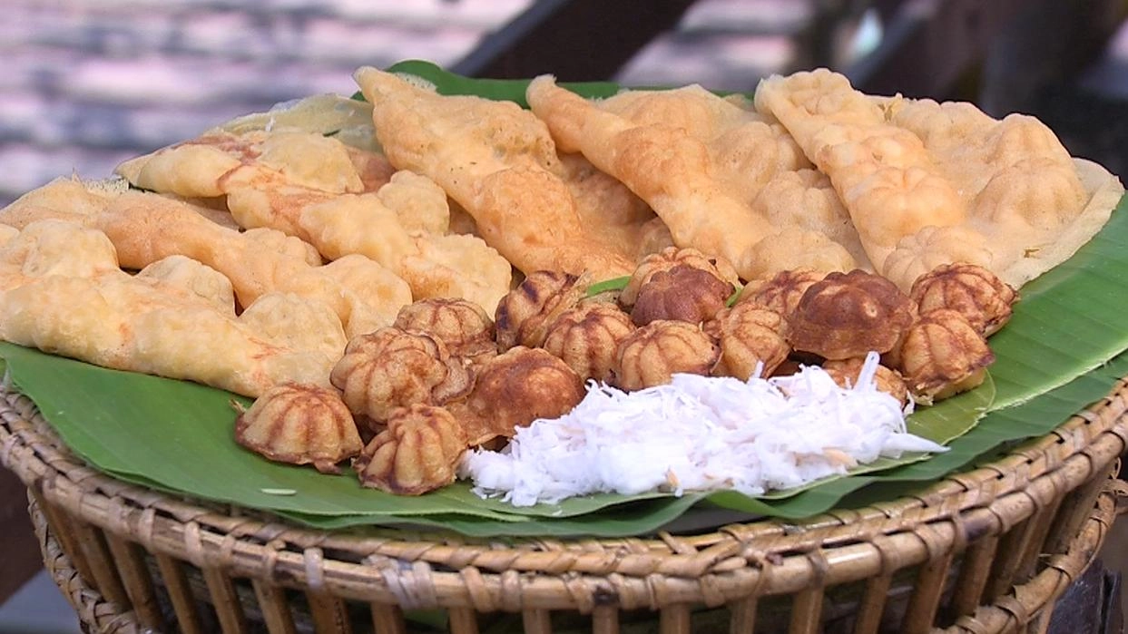 ขนมดอกโดน - ขนมลูกโดน