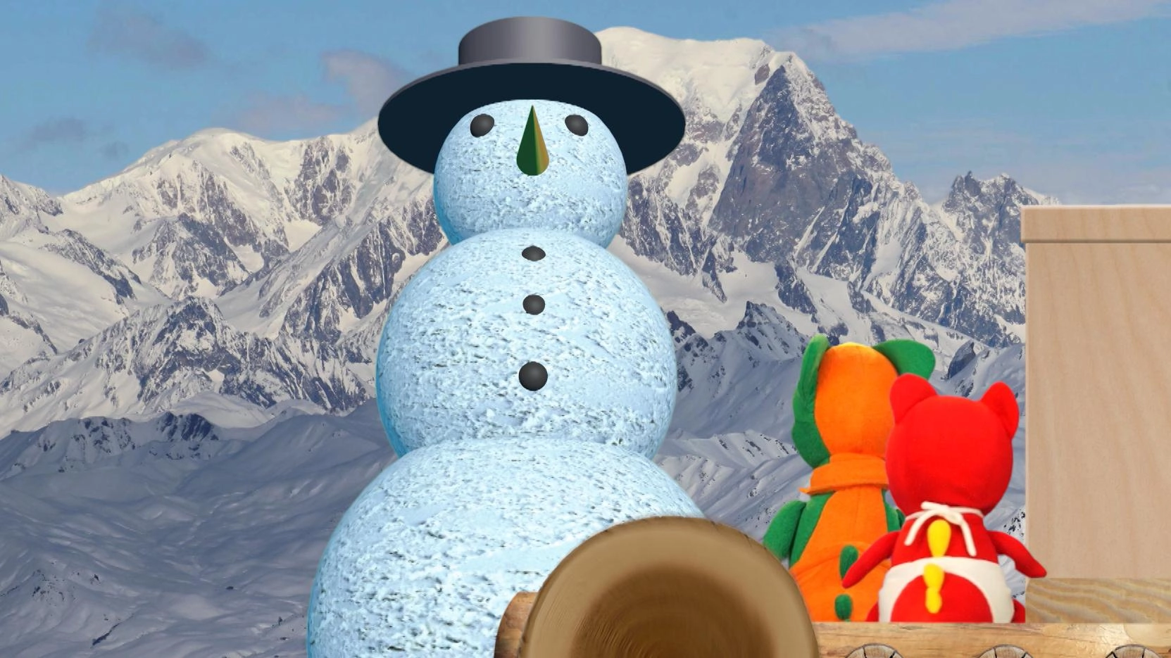 ปั้นตุ๊กตาหิมะ