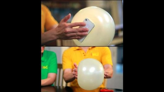 ห่อของด้วยลูกโป่ง