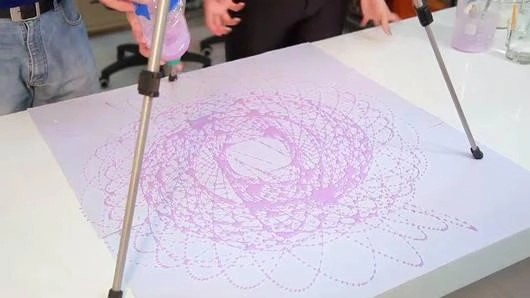 ภาพวาดจากลูกตุ้ม