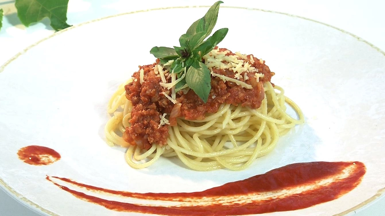 สปาเกตตีซอสฟักข้าว