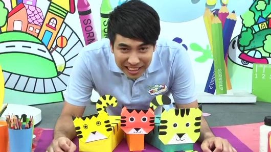 กล่องใส่ทิชชูเสือน้อย