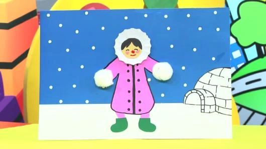 เอสกิโมตะลุยน้ำแข็ง