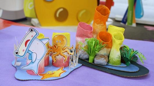 แกนกระดาษทิชชูปะการัง