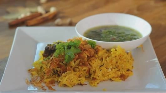 ข้าวหมกปลาอินทรีย์