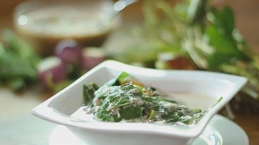 ผักเหลียงต้มกะทิ