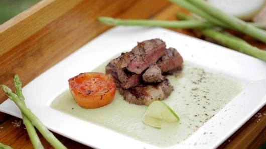 สร้างสรรค์เมนูเด็ดจากหน่อไม้ฝรั่งและเนื้อวัวพันธุ์กำแพงแสน