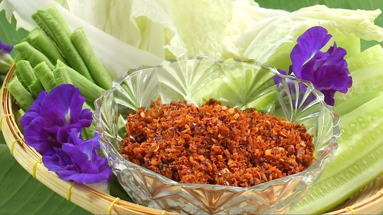 น้ำพริกนรกกากมะพร้าว