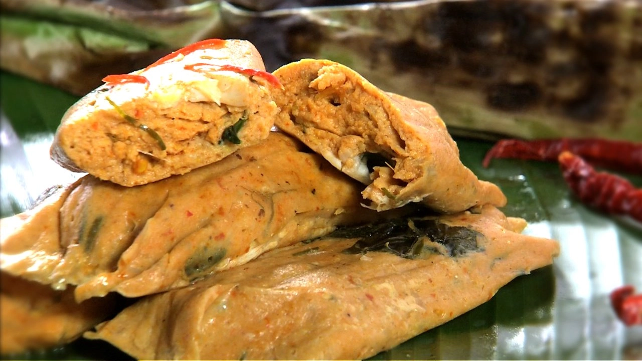 ห่อหมกปลาอินทรีย่าง