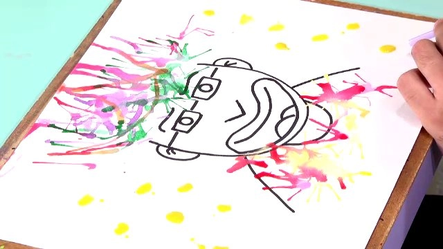 ​เป่าสีแสนสนุก