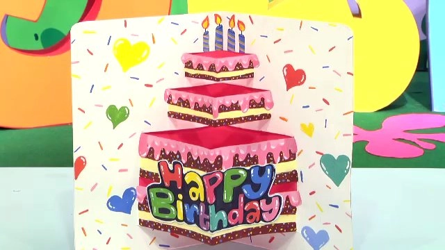 ​การ์ดพอปอัปวันเกิด