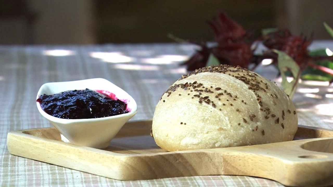 ขนมปังโฮลวีตจากยีสต์ธรรมชาติ