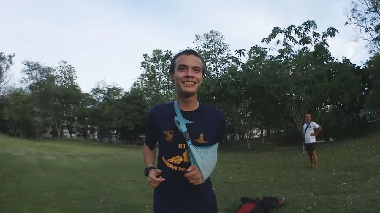 หนุ่มนักวิ่งใจสู้