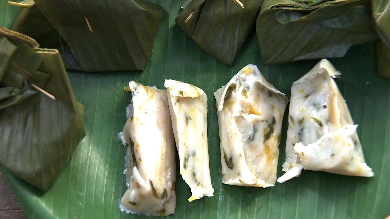 ขนมนึ่งผัก