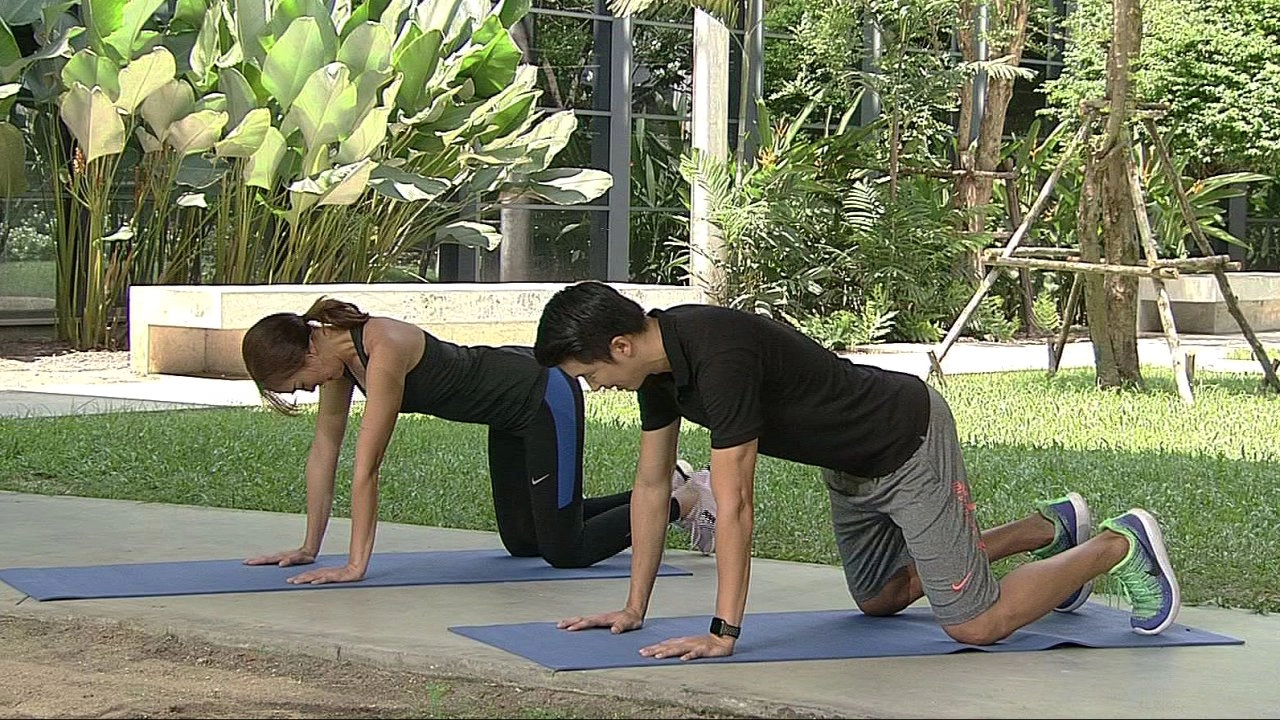 ท่าออกกำลังกายลดหน้าท้อง