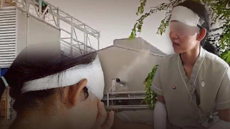 นักศึกษาฝึกงานถูกเตาหลอมในโรงงานระเบิดใส่หน้า อ.เมือง จ.ระยอง