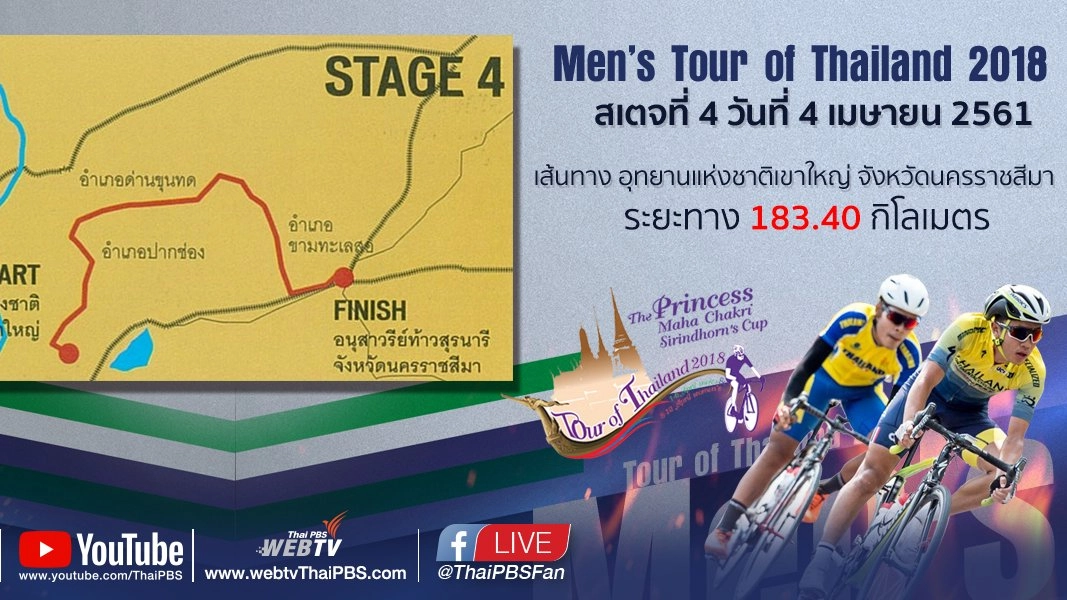 Men’s Tour of Thailand 2018 : สเตจที่ 4