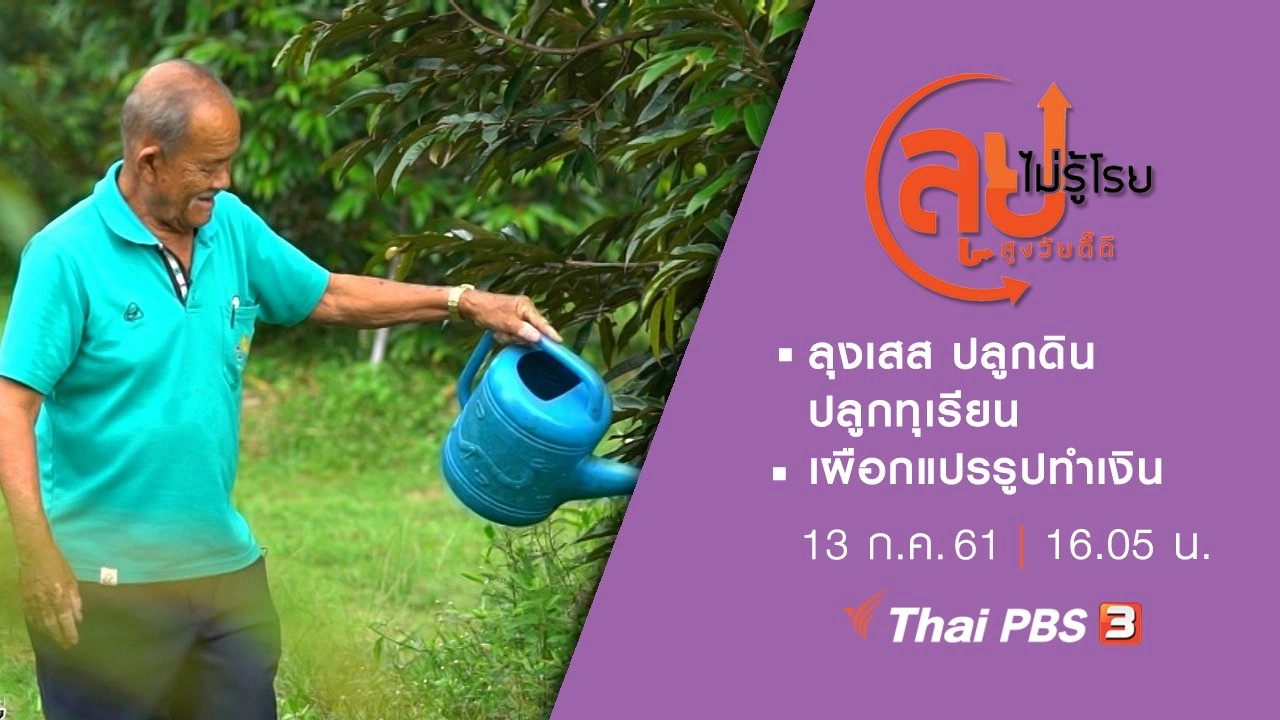 ลุงเสส ปลูกดิน ปลูกทุเรียน/ เผือกแปรรูปทำเงินของ สว. ต.หรเทพ