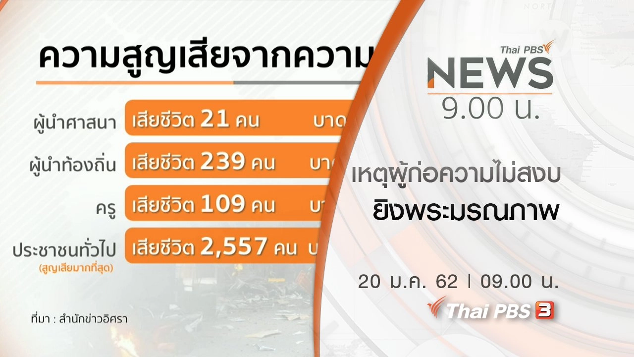 ประเด็นข่าว (20 ม.ค. 62)