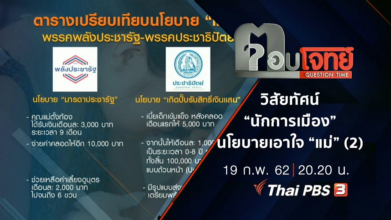 วิสัยทัศน์ “นักการเมือง” นโยบายเอาใจ “แม่” (2)