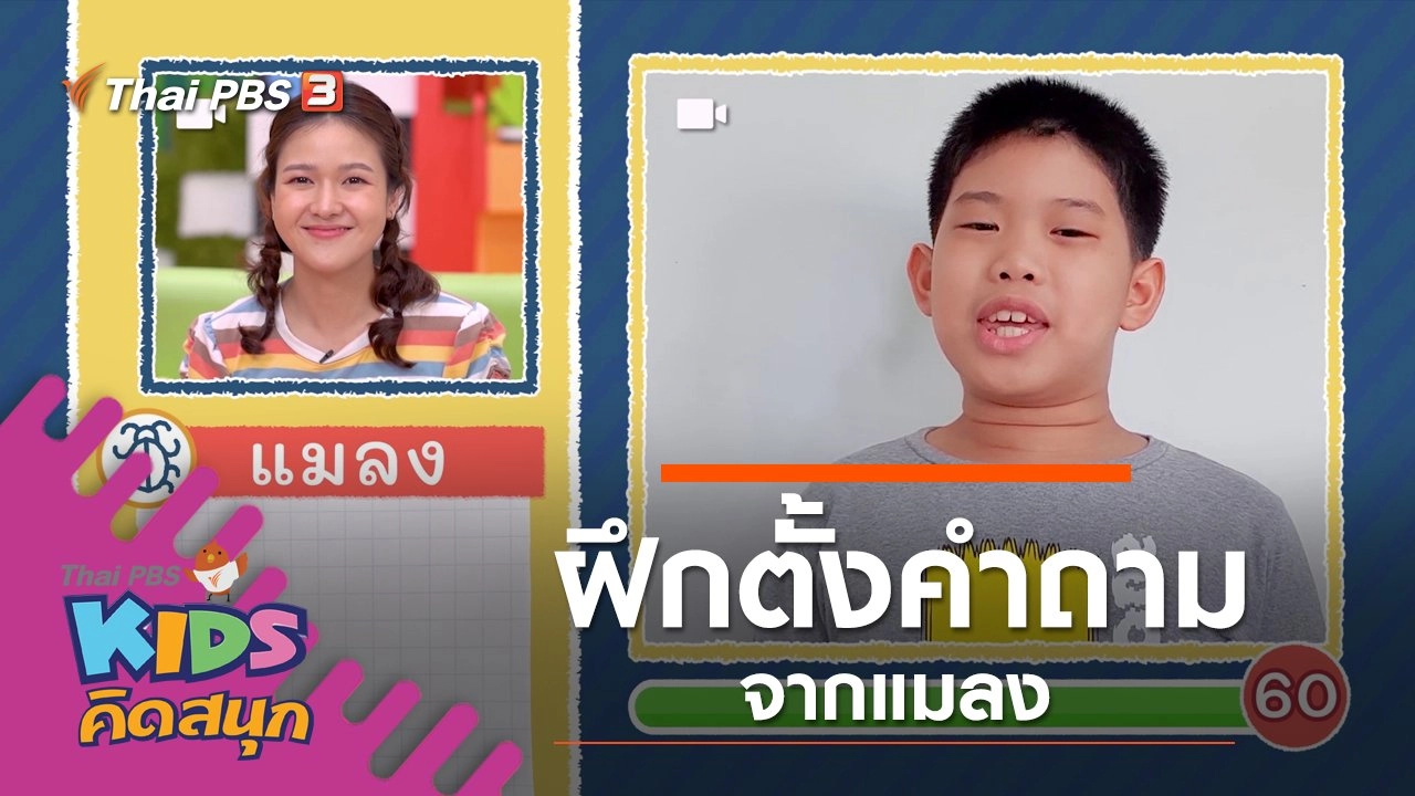 ฝึกตั้งคำถามจากแมลง