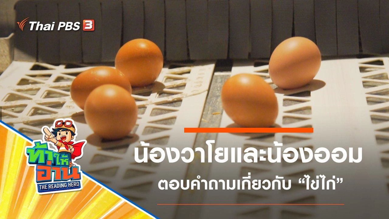 ไข่ไก่ : น้องวาโยและน้องออม