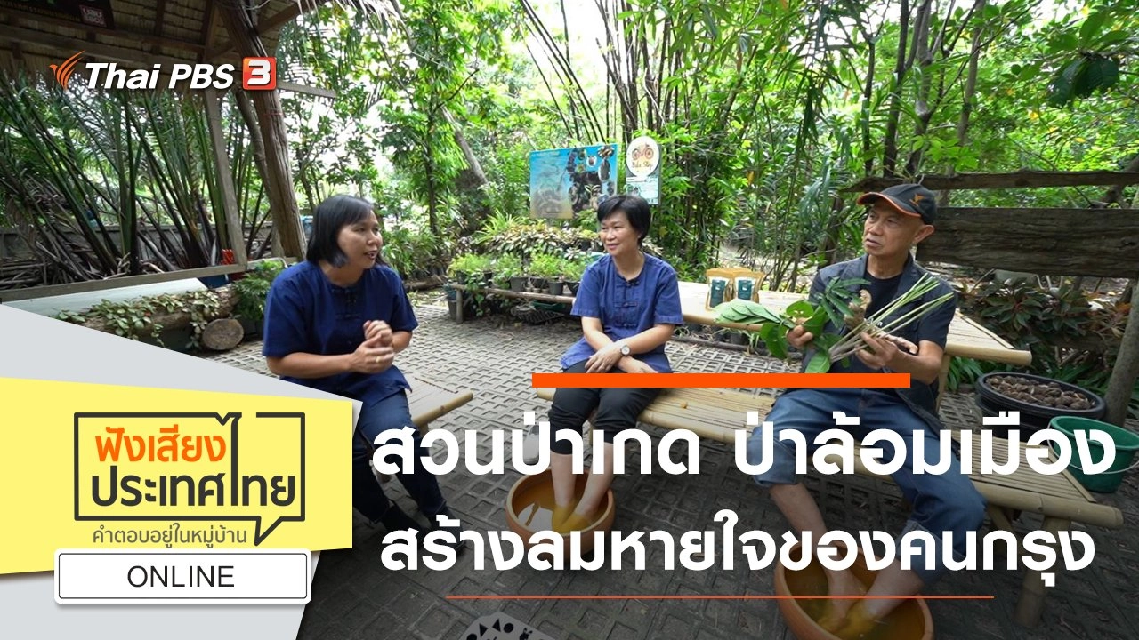 Online : สวนป่าเกด ป่าล้อมเมือง สร้างลมหายใจของคนกรุง